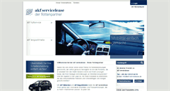 Desktop Screenshot of akf-servicelease.de